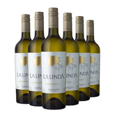 Kit 6 Garrafas Vinho Branco Luigi Bosca La Linda Chardonnay 750 mL