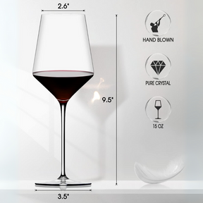 KIT 3 Garrafas de Picarón Vinho Carmenere 750Ml + 4 Taças Falerno